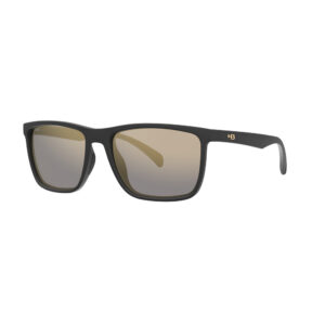 Óculos HB Iconic Matte Black Gold Chrome