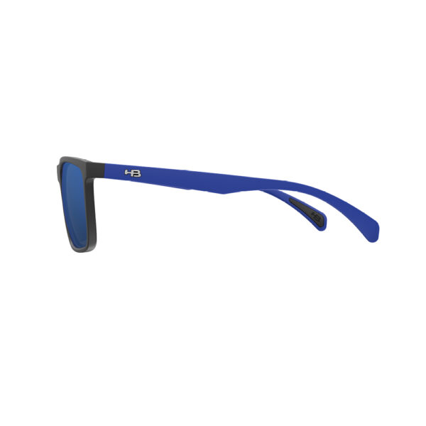 Óculos HB Iconic Black Matte Blue Blue Chrome - Image 2
