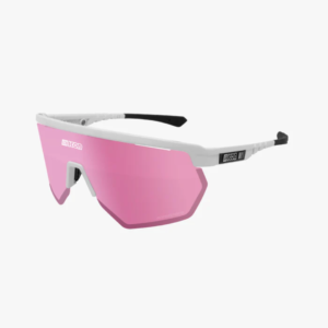 Óculos SCICON Aerowing Branco Lente Verde Trail + Rosa