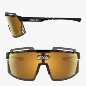 Óculos SCICON Aerowatt Preto Lente Bronze + Lente Transparente