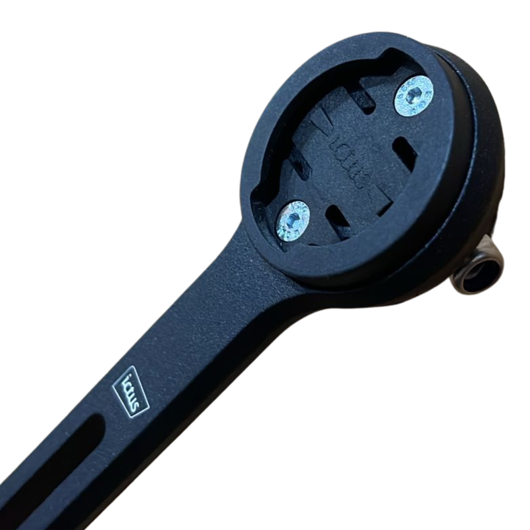 Suporte Ictus GPS e GoPro Alumínio Preto Guidão Integrado - Imagem 3