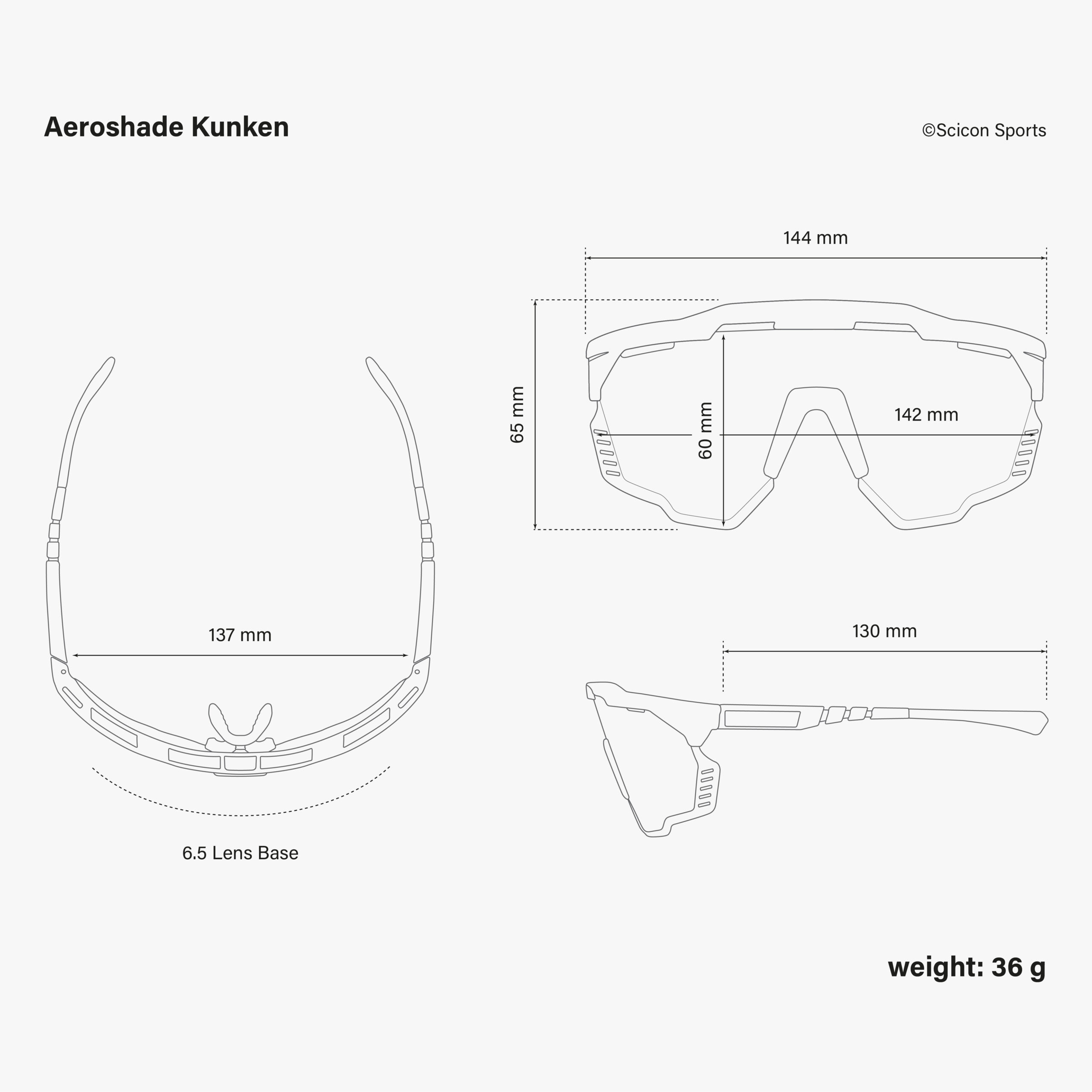 Óculos SCICON Aeroshade Kunken Preto Lente Photochromic Silver - Imagem 7