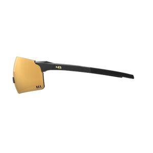 Óculos HB Quad R 2.0 Matte Black Gold Chrome