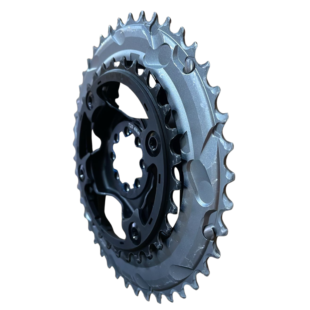 Coroas SRAM Force 2x DUB Wide D2 8-Bolt 43/30 IMPECÁVEL - Imagem 4