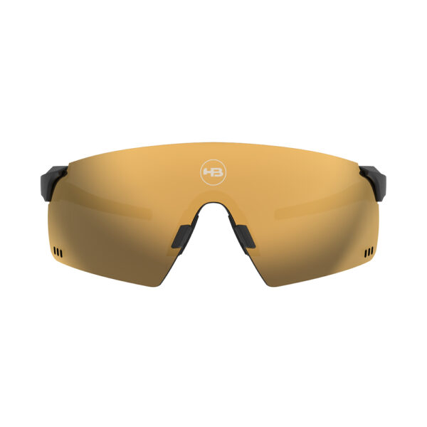 Óculos HB Quad R 2.0 Matte Black Gold Chrome - Image 3