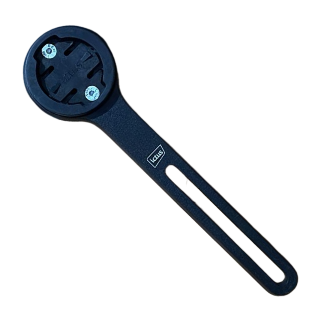 Suporte Ictus GPS e GoPro Alumínio Preto Guidão Integrado - Imagem 2
