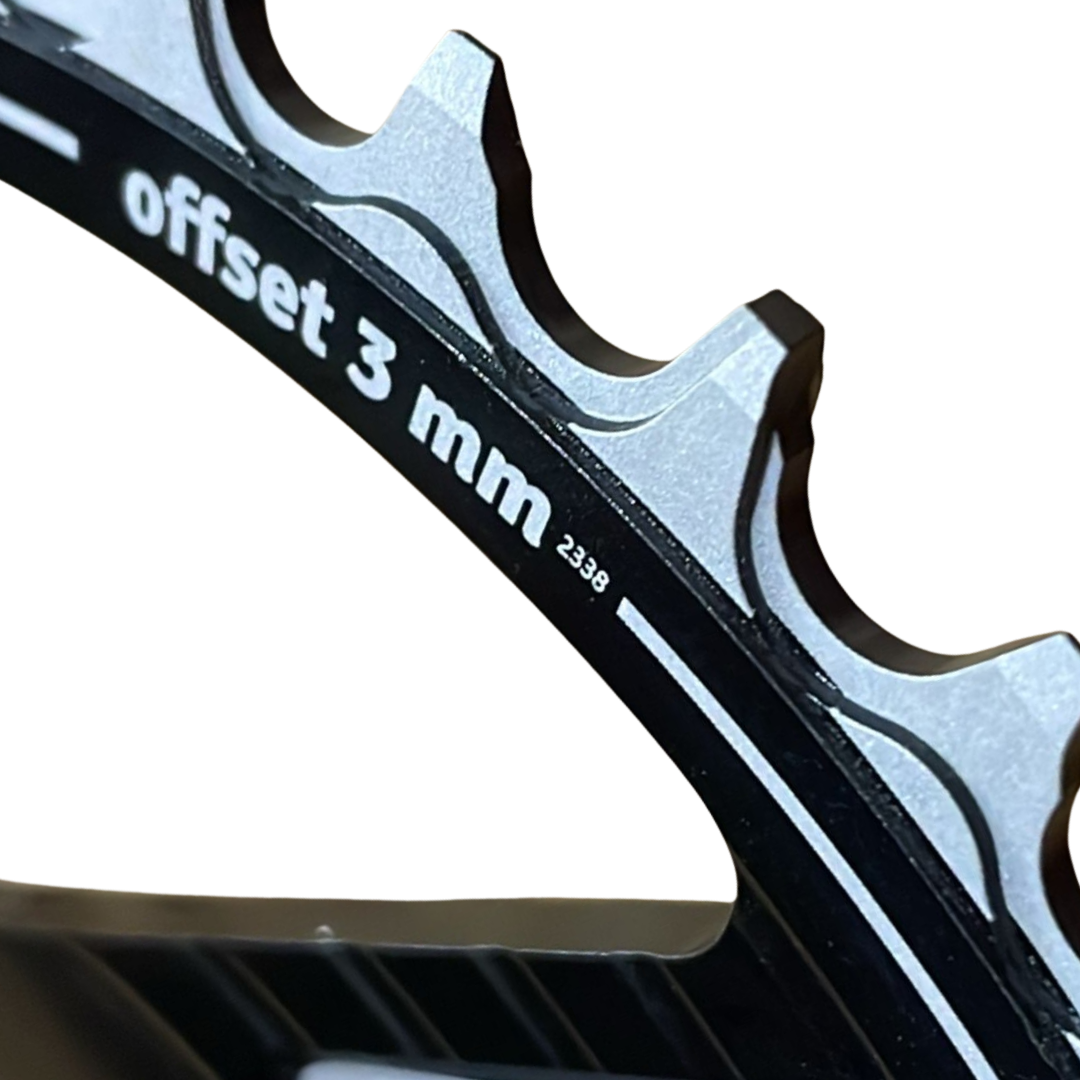 Coroa Ictus Race Face Offset 3MM 38 T Preta - Imagem 3