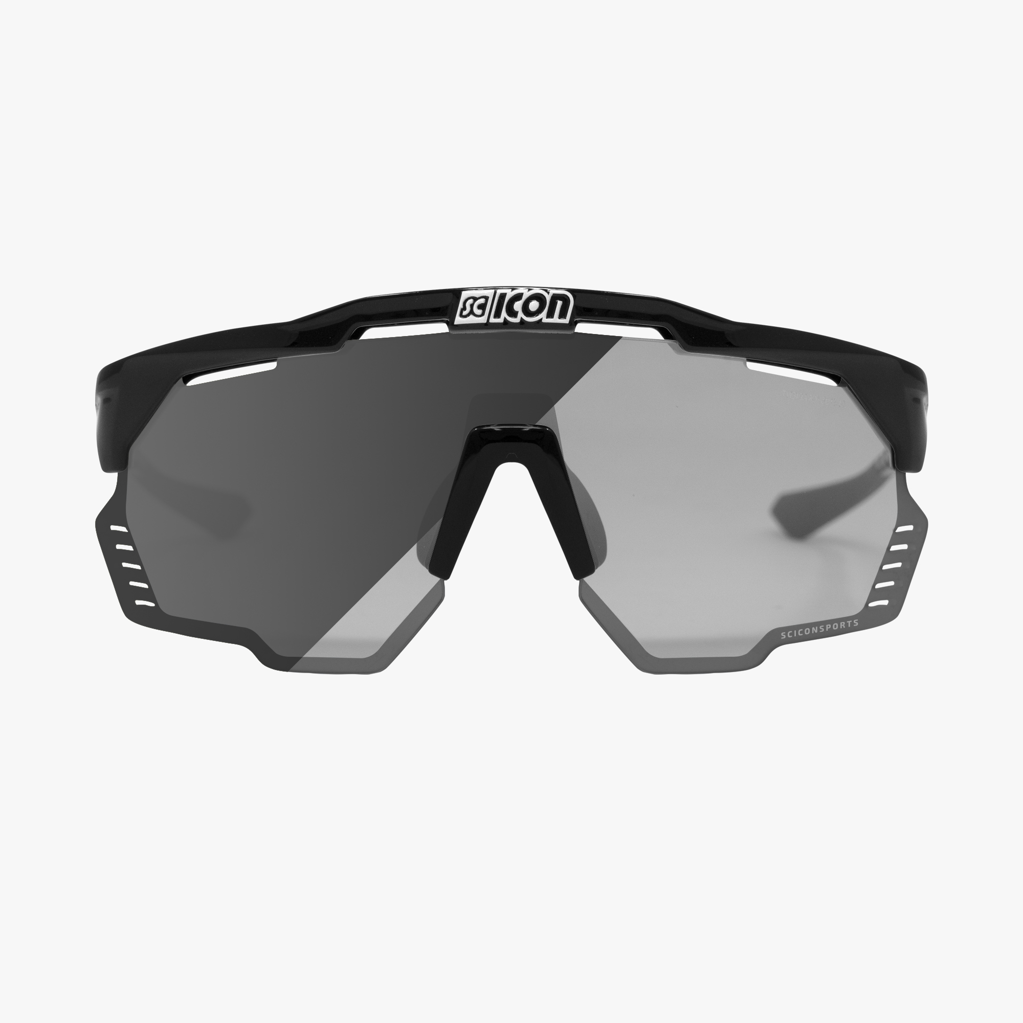 Óculos SCICON Aeroshade Kunken Preto Lente Photochromic Silver - Imagem 2