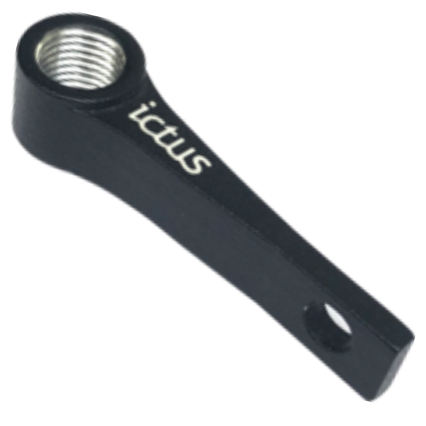 Suporte Ictus de CO2 Único Alumínio Preto