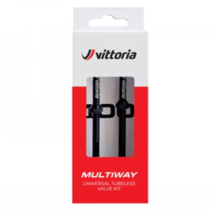 Válvula Vittoria Multiway Tubeless 80mm Alumínio Preto