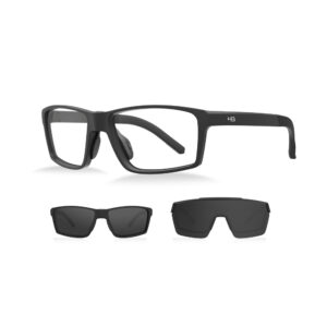 Kit Óculos HB Presto 2.0 Black Gray + Lente Photo+ Brinde HB