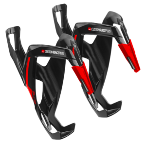 Kit 2 Suporte Caramanhola ELITE CUSTOM RACE PLUS Preto Vermelho 1010619