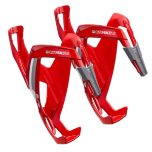 Kit 2 Suporte Caramanhola ELITE CUSTOM RACE PLUS Vermelho Cinza 1010624