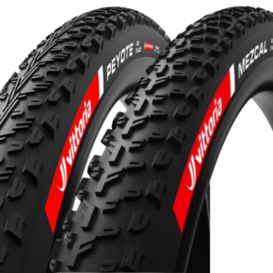Par Pneu Vittoria 29″ Mezcal 2,25″ + Peyote 2,4″ MTB XC Race TLR Preto – 11A00729+11A00713