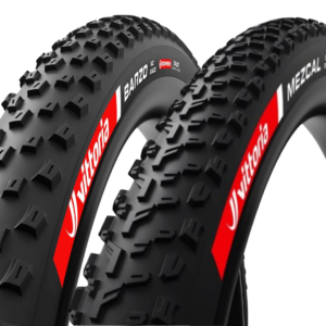 Par Pneu Vittoria Mezcal + Barzo 29×2,25″ MTB XC Race TLR Preto – 11A00729+11A00735