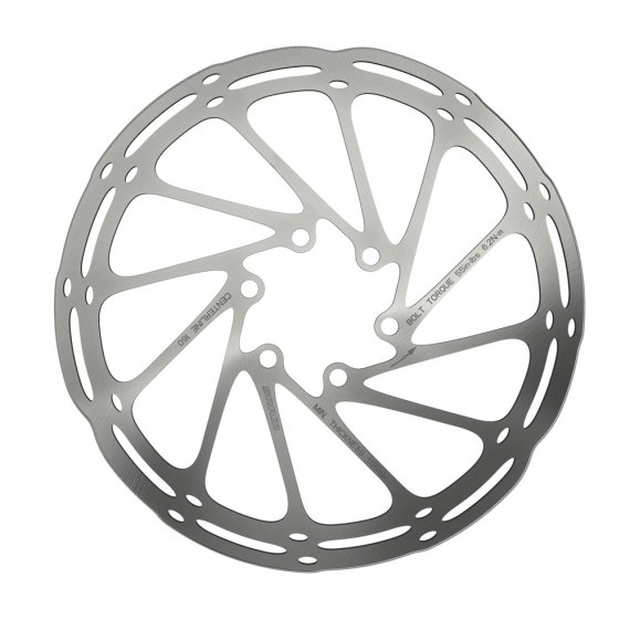 Par Disco / Rotor Freio SRAM Centerline 180mm 6F - Imagem 2