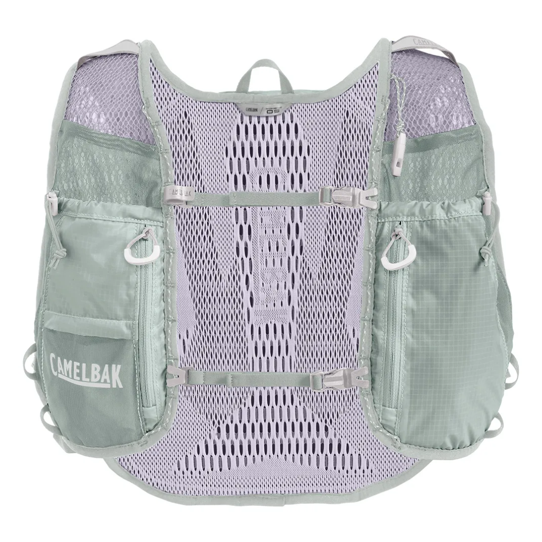 Mochila Hidratação CamelBak Women´s ZEPHYR PRO VEST Cinza Azul 12+1 Litro - Imagem 4