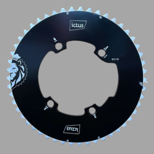 Kit Coroa ICTUS Index Aero BCD 107 Rival 50+37 4 Furos Assimetricos 3549+3860