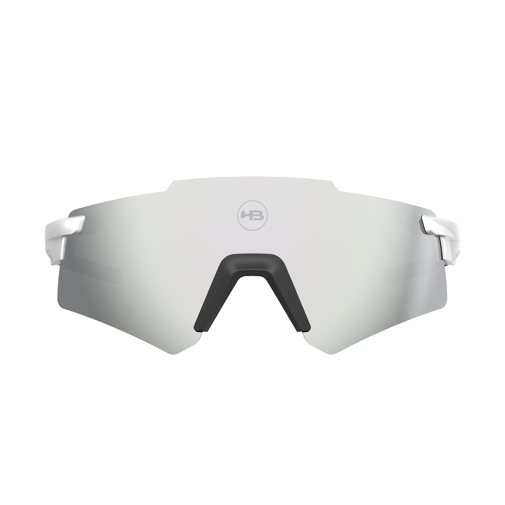 Óculos HB Apex Light Matte Pearled Nose Matte Black Silver - Imagem 2