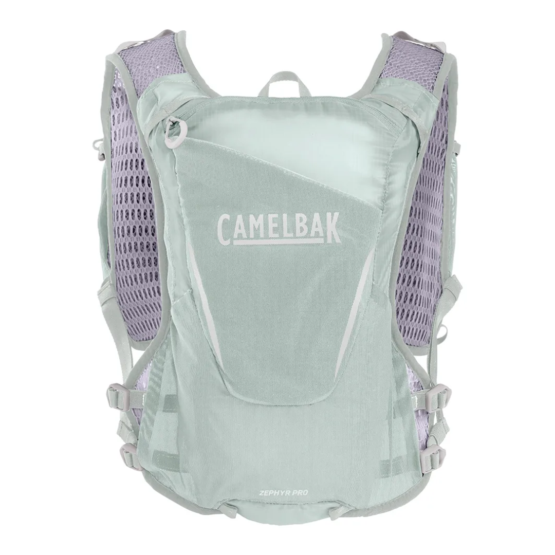 Mochila Hidratação CamelBak Women´s ZEPHYR PRO VEST Cinza Azul 12+1 Litro - Imagem 3
