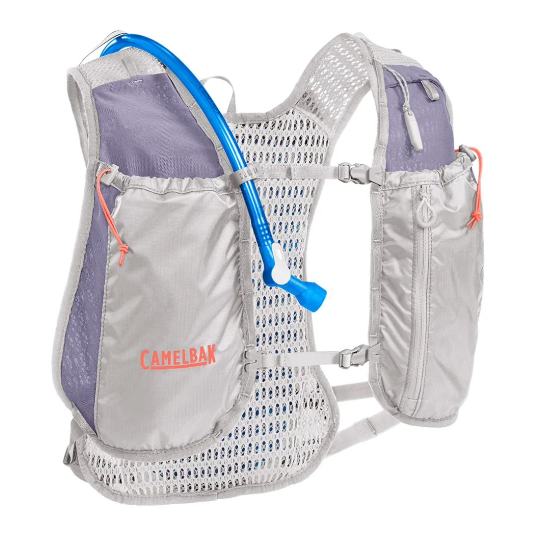 Mochila Hidratação CamelBak Women´s CIRCUIT RUN VEST 5,5 + 1,5 L Prata - Imagem 2
