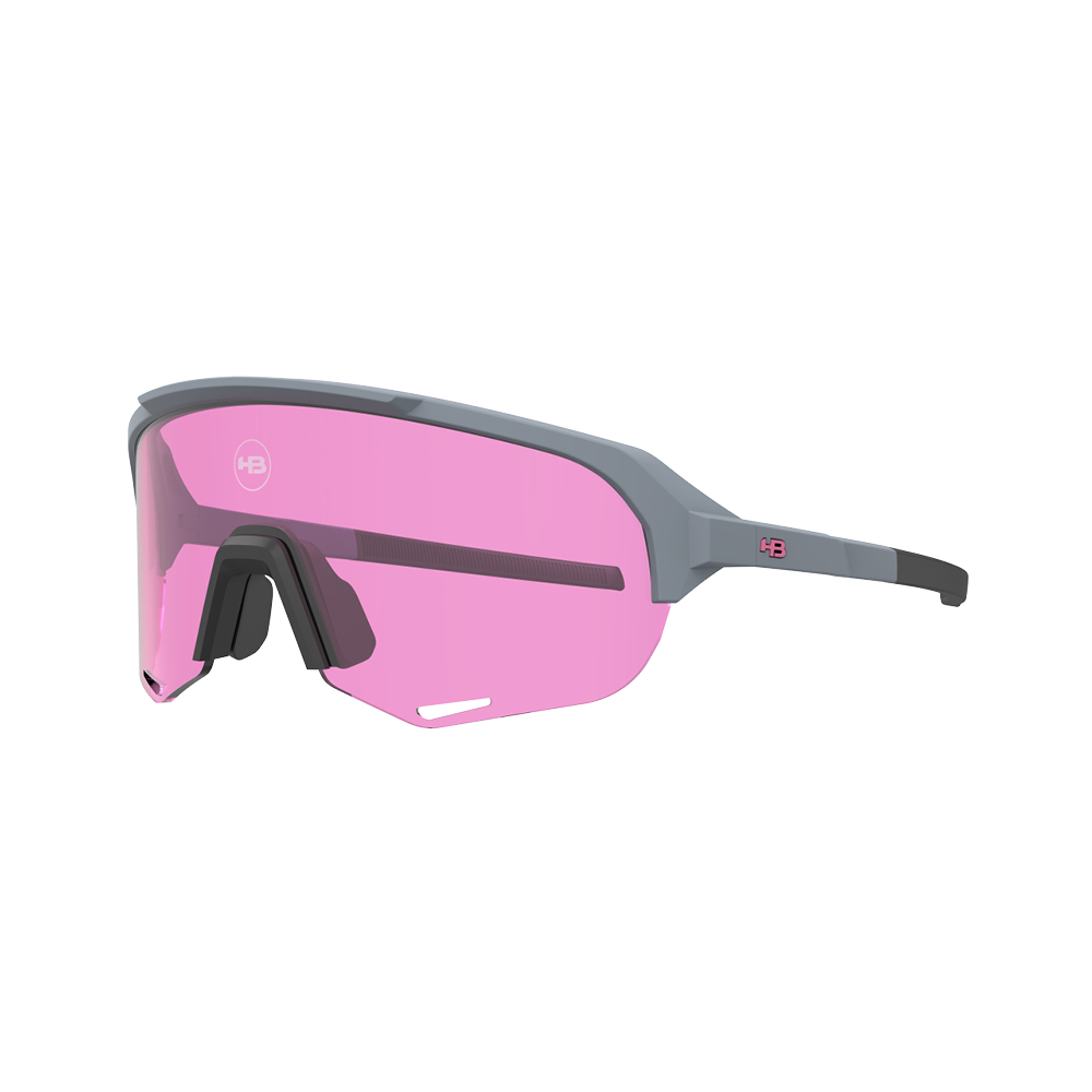 KIt Óculos HB Edge R Matte MOONSTONE / Matte Black Pink + Lente R Orange Chrome - Imagem 2