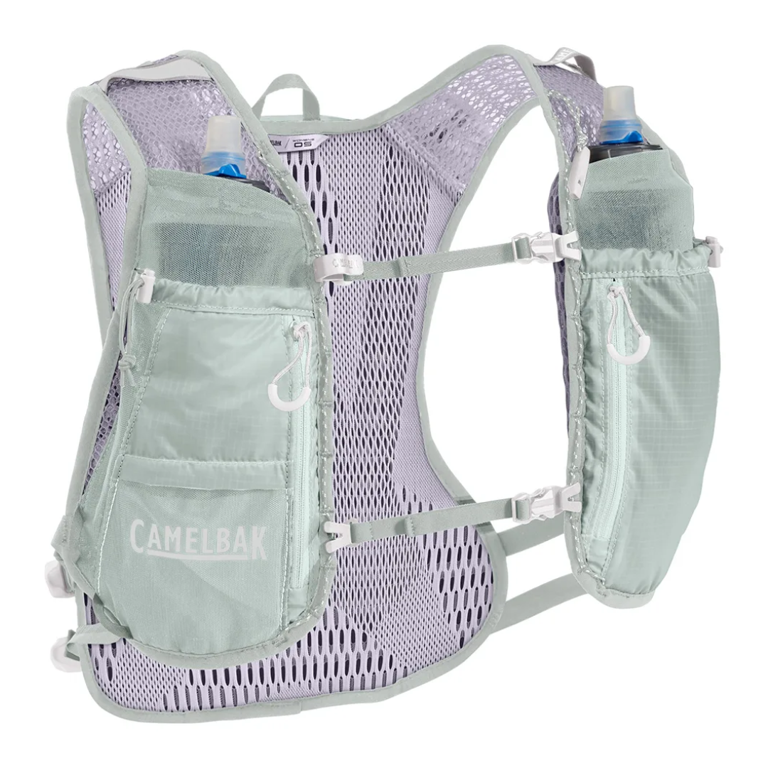 Mochila Hidratação CamelBak Women´s ZEPHYR PRO VEST Cinza Azul 12+1 Litro - Imagem 2