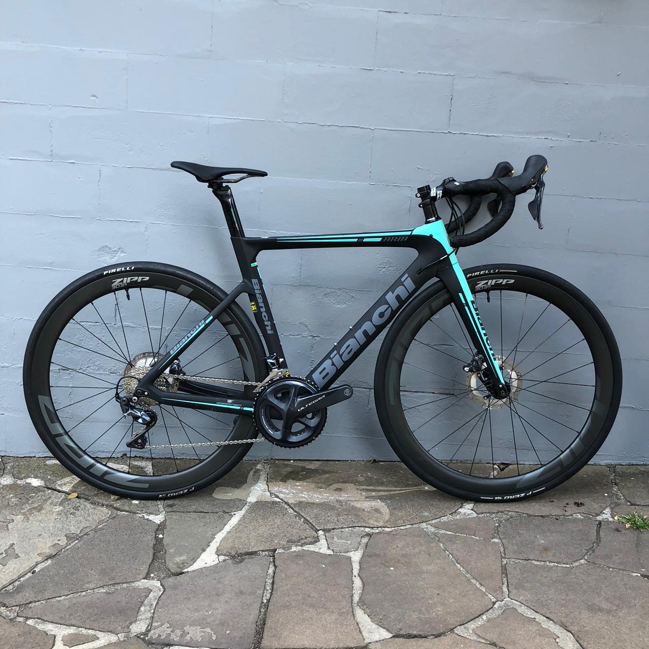 Bic Bianchi ARIA DISC Ultegra 7,6Kkg Tam 53 Seminova Repasse