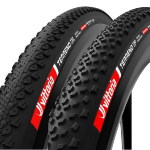 Par Pneu Vittoria Terreno Gravel T30 + T60 700×40 TLR Preto 11A00806+11A00837