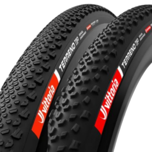 Par Pneu Vittoria Terreno Gravel T50 + T60 700×40 Preto 11A00609+11A00837