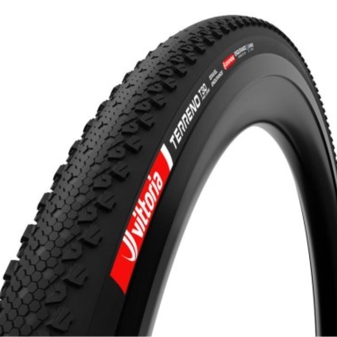 Par Pneu Vittoria Terreno Gravel T30 700x40 + T50 700x45 TLR Preto 11A00806+11A00611 - Imagem 2