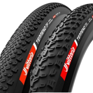 Par Pneu Vittoria Terreno Gravel T50 + T70 700×40 Preto 11A00609+11A00831
