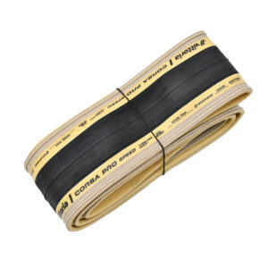 Pneu Road Vittoria Corsa Pro 700×29 TLR WR Wide Rim Preto Bege 11A.00.630