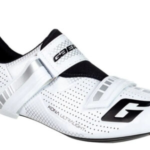 Sapatilha Ciclismo Gaerne G. Kona Iron Ultralight Triathlon Branco Liso 39 Br