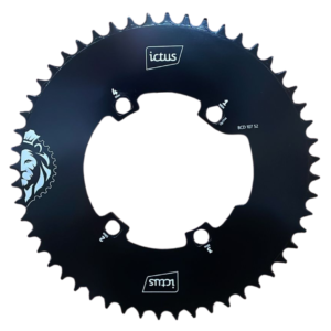 Coroa ICTUS Single Aero BCD 107 Force 50 4 Furo Assimetrico