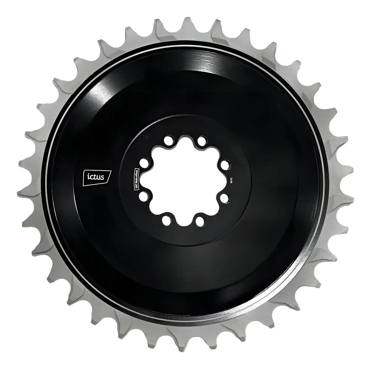 Coroa Ictus Direct 8-bolt 0mm Aero 32t Black Sram 8 Furos