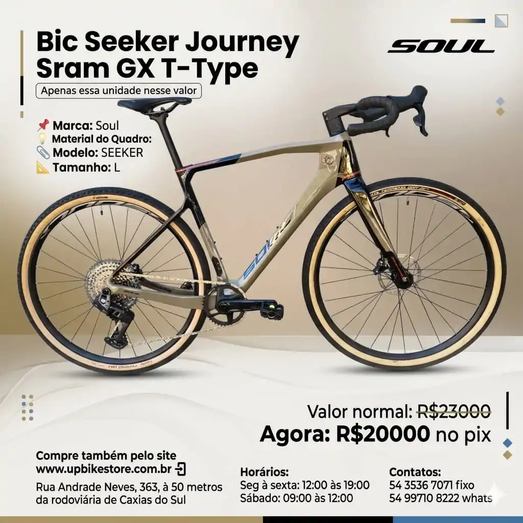 Bicicleta Soul Seeker Journey Rival GX AXS T-type Tam L - Imagem 3