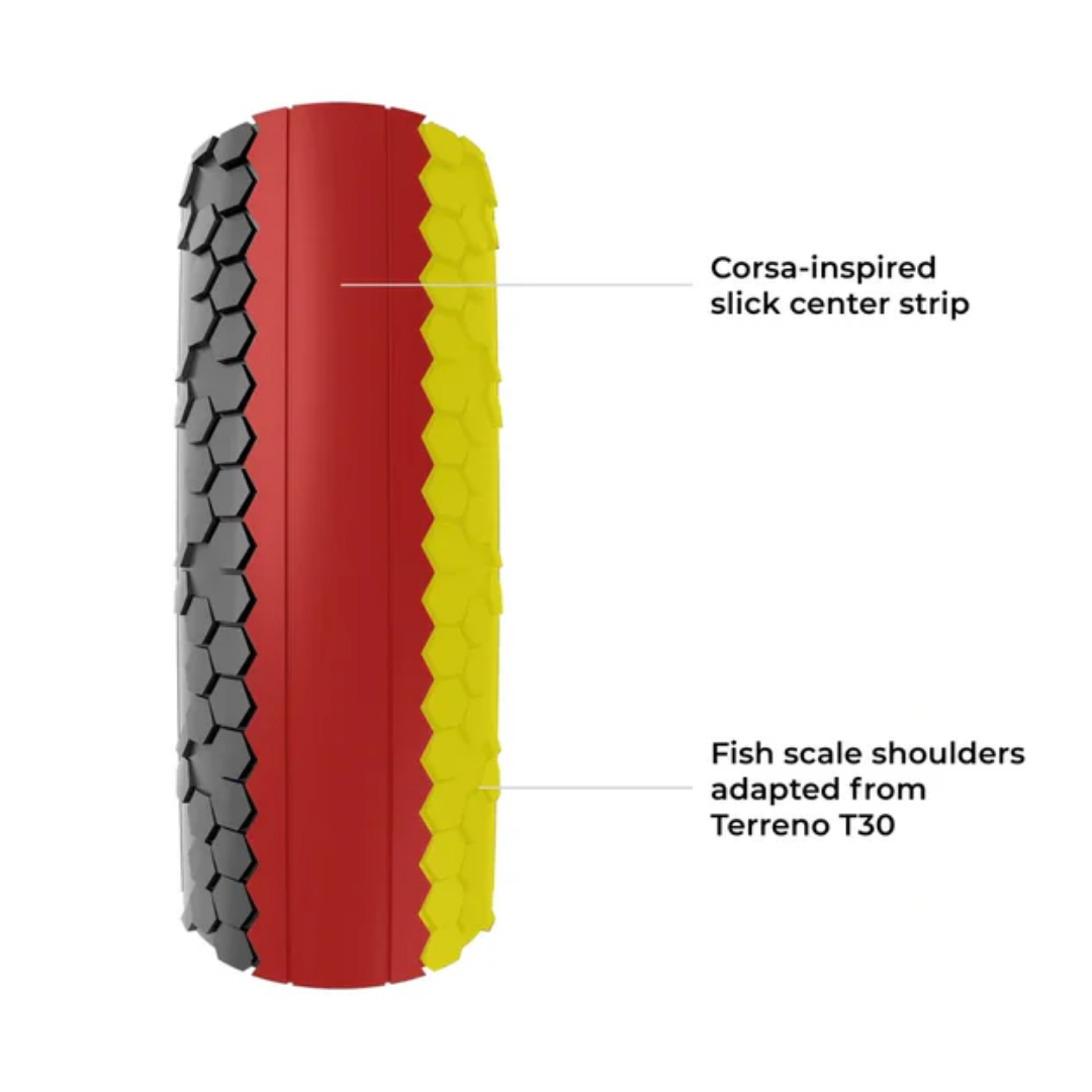 Par Pneu Vittoria Terreno Gravel T10 TLR 700x40 Endurance Preto Marrom 11A00823 - Imagem 5