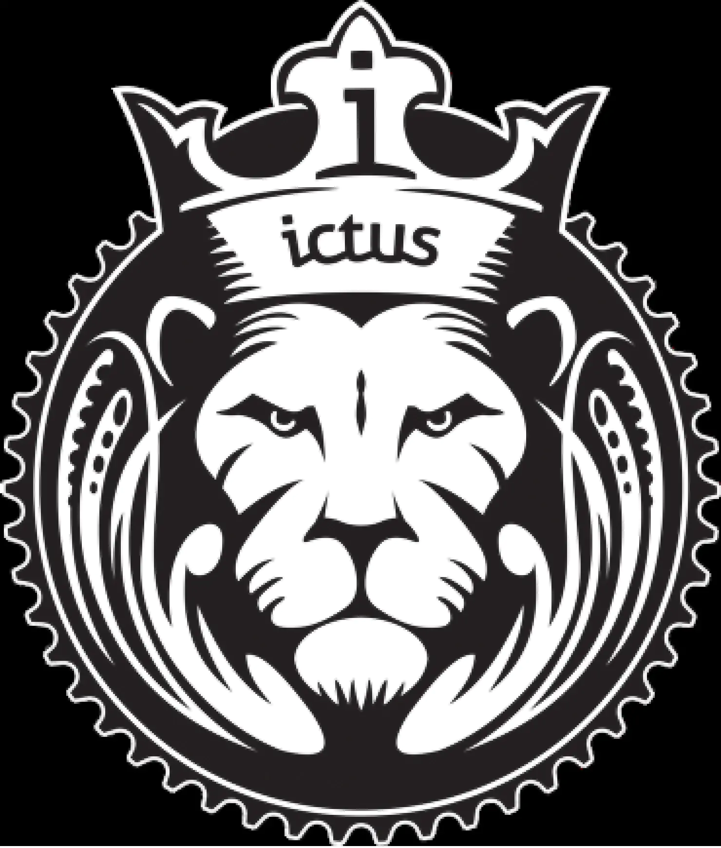 Coroa ICTUS Indexada BCD 104 34T Preta - Imagem 2