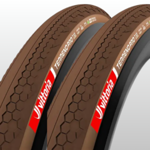 Par Pneu Gravel Vittoria Terreno Pro T10 700×40 TLR Marrom Natural 11A00846