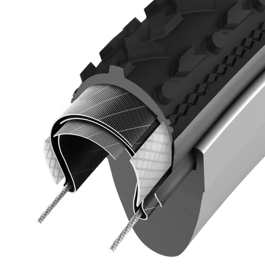 Par Pneu Vittoria Terreno Gravel T80 TLR 700x45 Endurance Preto Marrom 11A00836 - Imagem 4