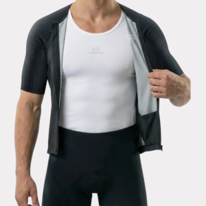 Macaquinho Masculino Triathlon Sport Frente Aberta Marcio May Black