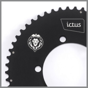 Coroa Ictus Aero Indexada 50 Dentes 5 Furos Bcd 110 Preto