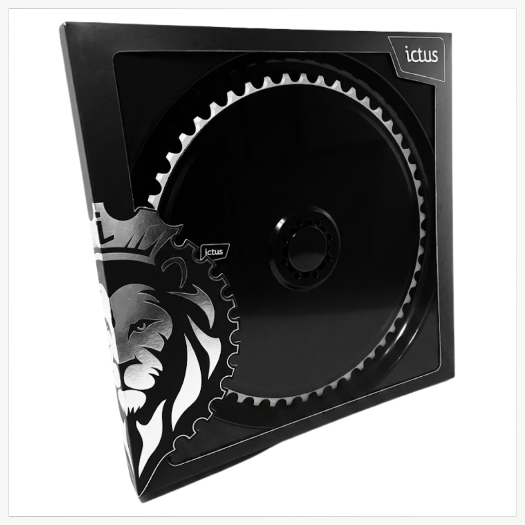 Coroa Ictus Direct 8-Bolt 5MM AERO 50/37 BLACK Sram 8 paraf - Imagem 6