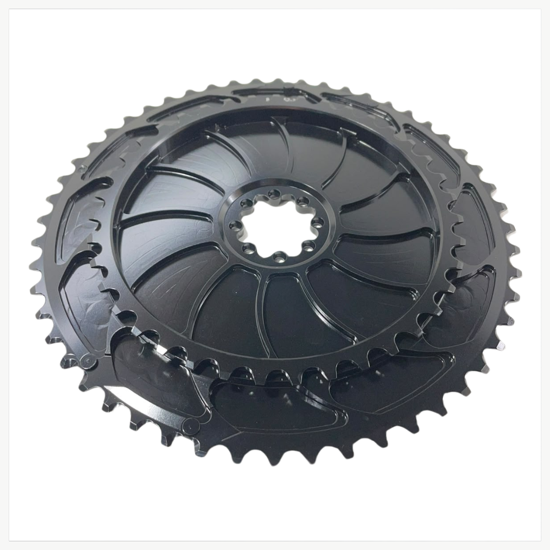 Coroa Ictus Direct 8-Bolt 5MM AERO 50/37 BLACK Sram 8 paraf - Imagem 2