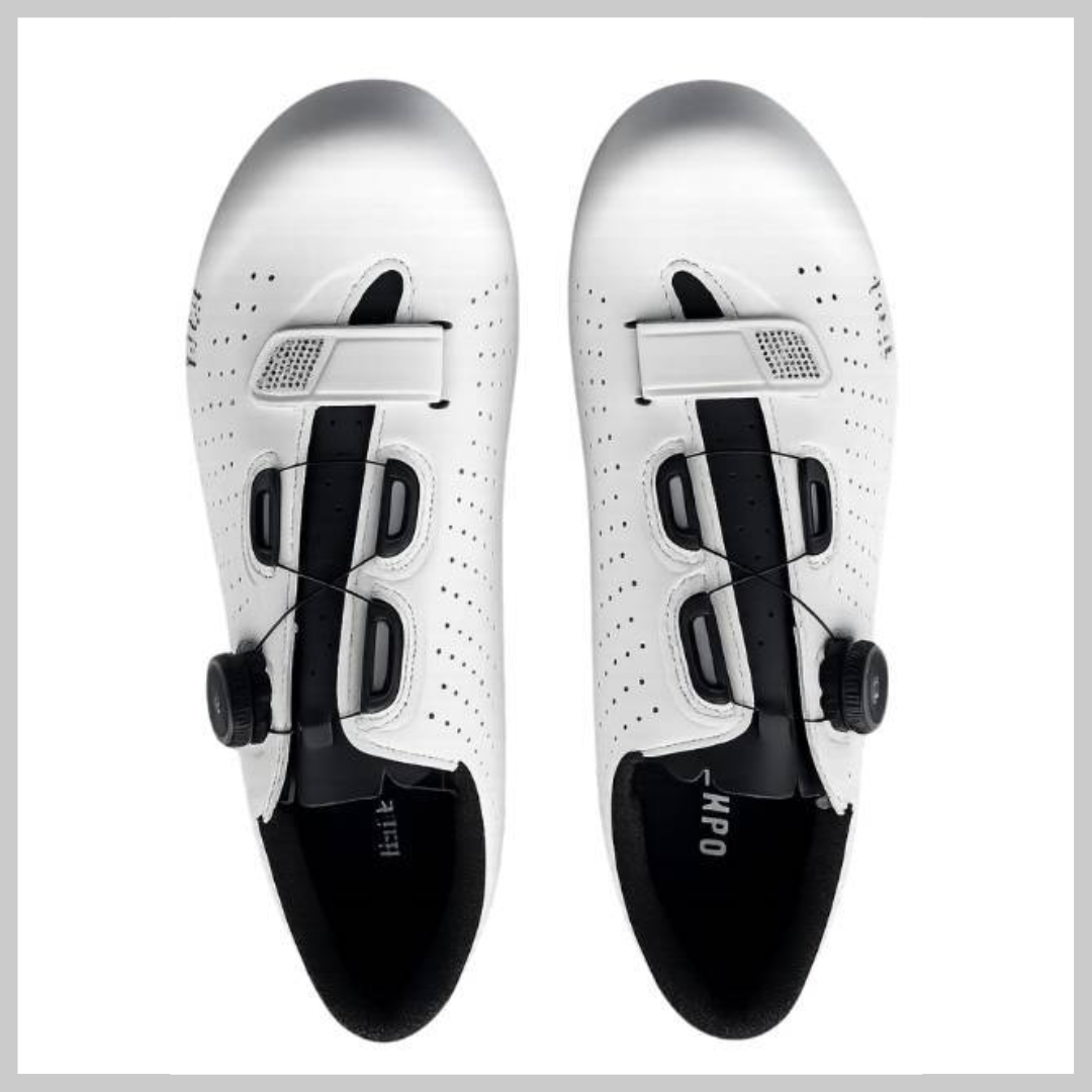 Sapatilha Ciclismo Fizik Tempo R5 Overcurve Branca Preto - Imagem 3