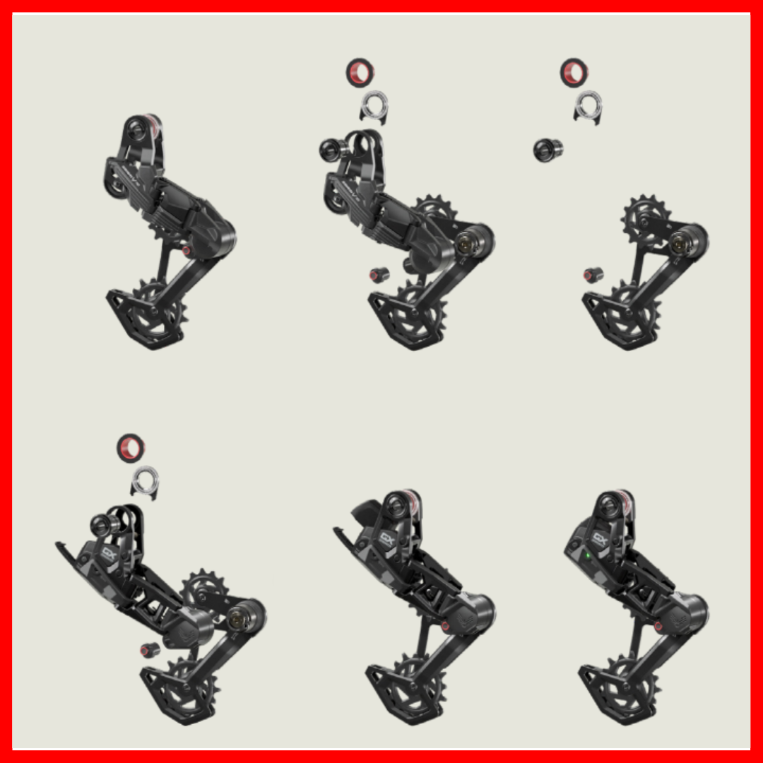 Kit Upgrade Sram Cambio Traseiro Eagle 70 e 90 GX T-type A2 00.7518.208.000 - Imagem 4