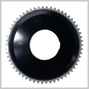 Coroa Ictus M95 Offset 5mm 58T Aero Black Sram Threaded Quarq
