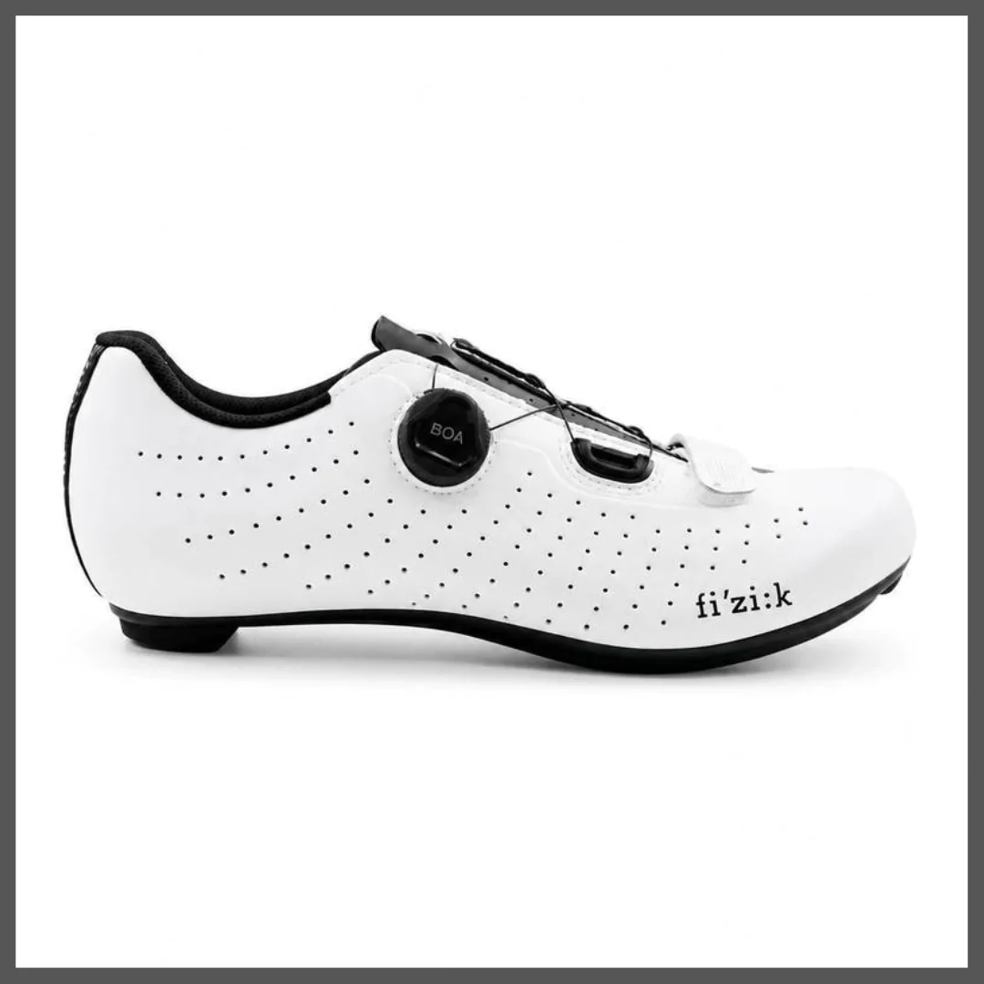 Sapatilha Ciclismo Fizik Tempo R5 Overcurve Branca Preto