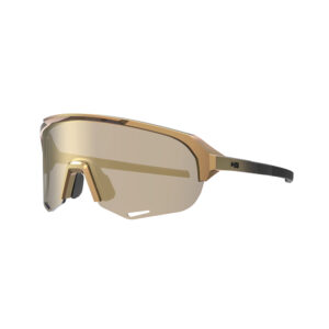 Kit Óculos HB Edge R Mat Gr Black Gold Chrome + Lente S Pink